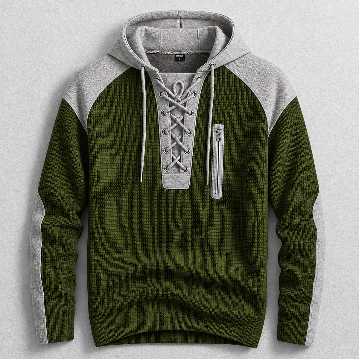 Castellon Lace-Up Hoodie