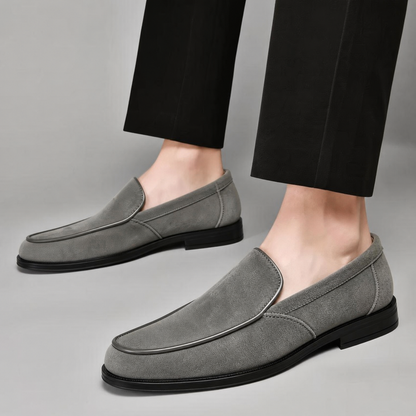 Cavallo Suede Apron-Toe Loafers