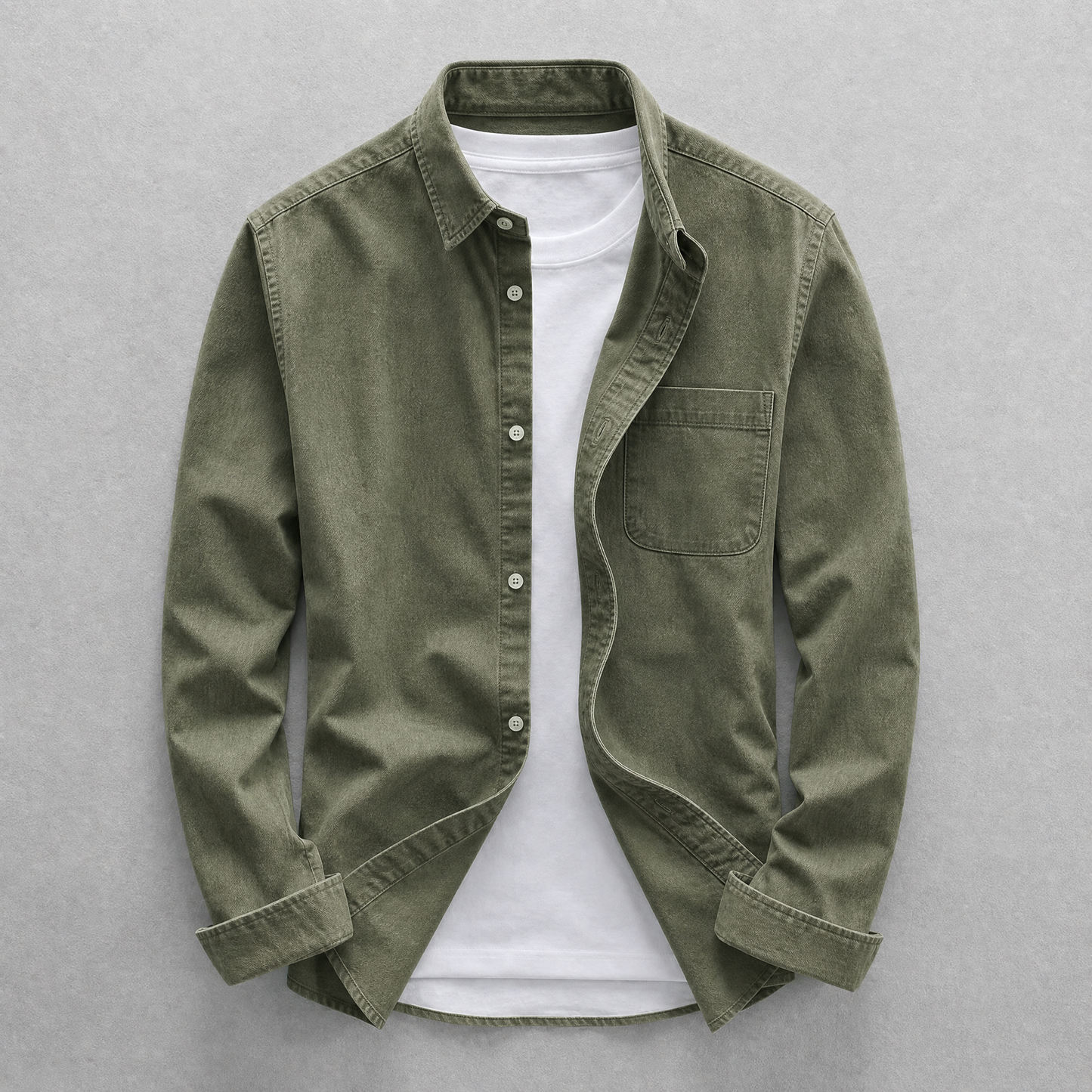 Rousseau Washed Cotton Overshirt