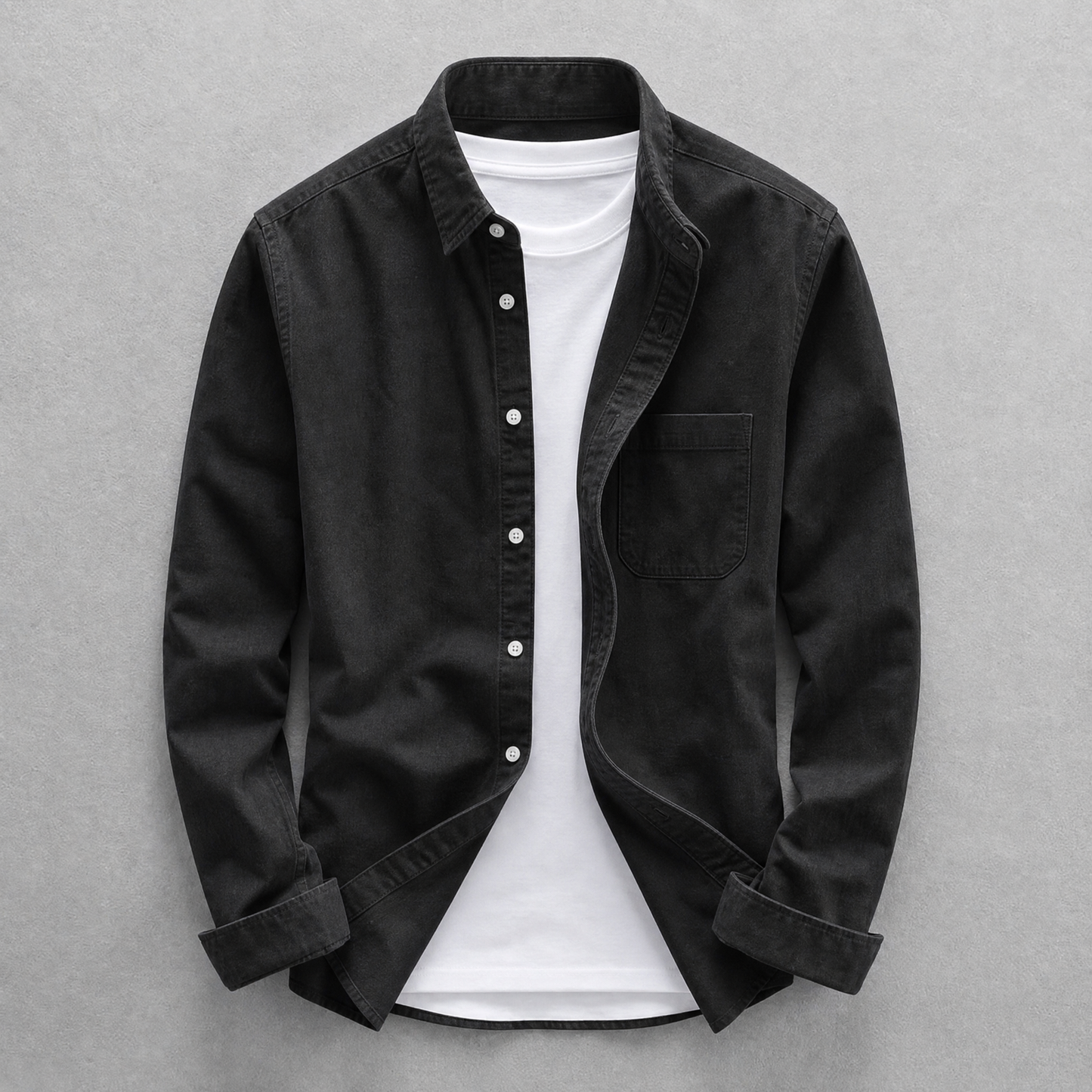 Rousseau Washed Cotton Overshirt