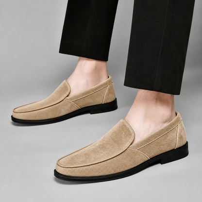 Cavallo Suede Apron-Toe Loafers