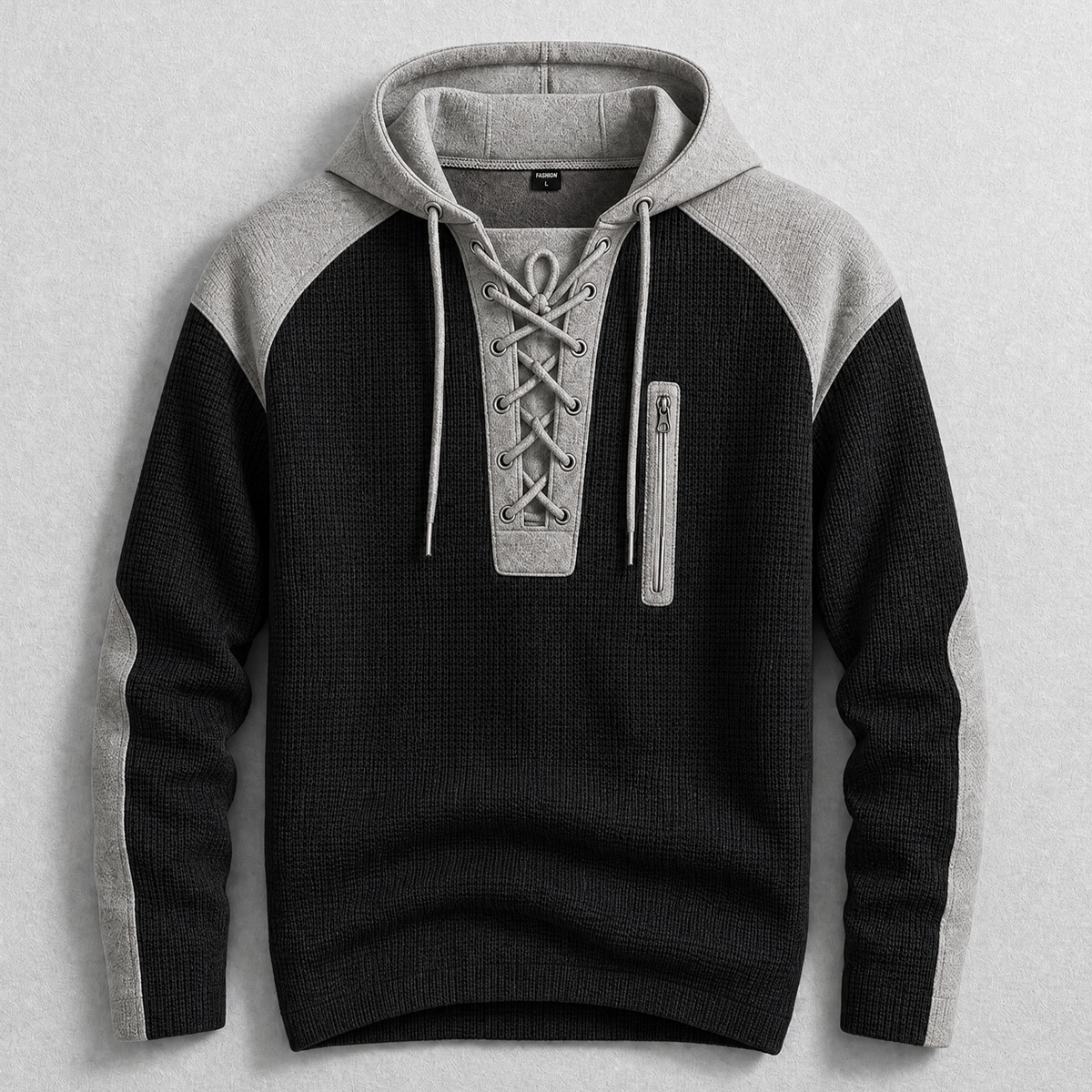 Castellon Lace-Up Hoodie