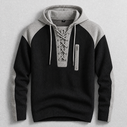Castellon Lace-Up Hoodie