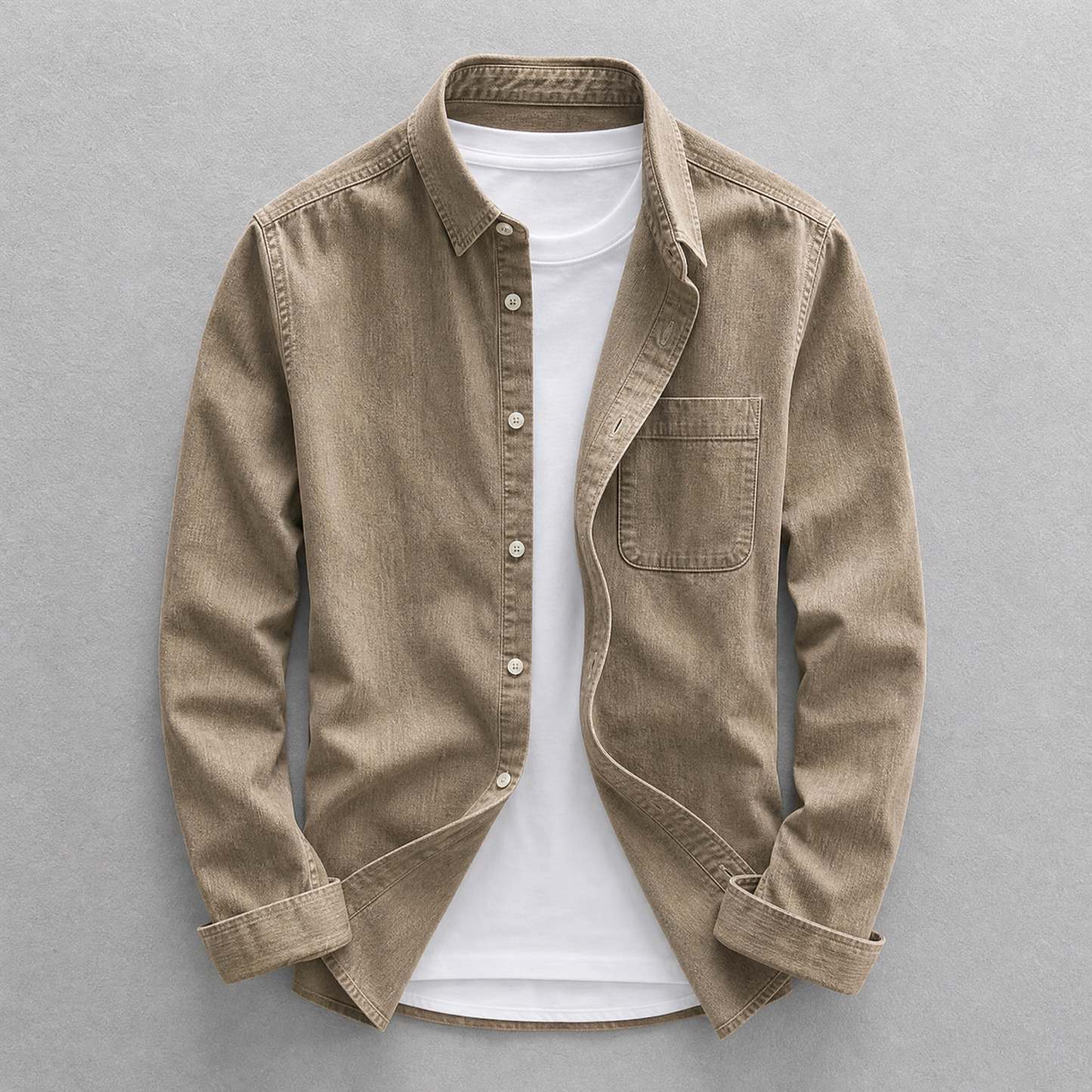 Rousseau Washed Cotton Overshirt