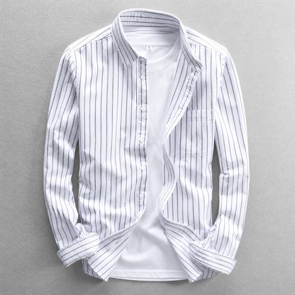 Amalfi Linen Stripe Shirt