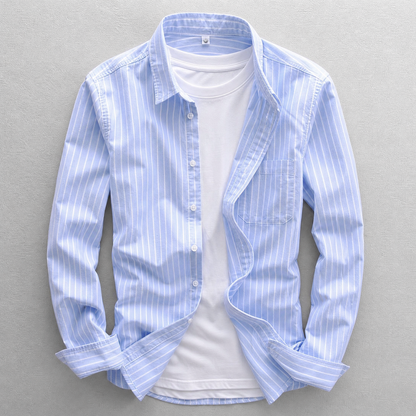 Amalfi Linen Stripe Shirt