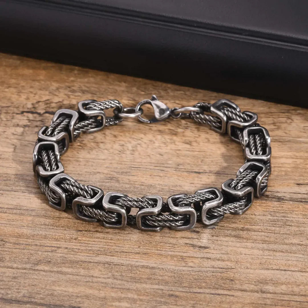 Byzantine Cable-Link Bracelet