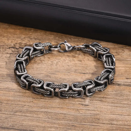 Byzantine Cable-Link Bracelet