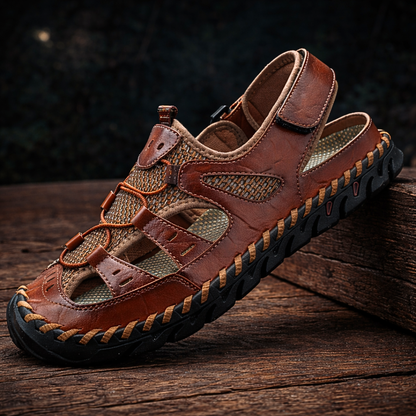 Maestrale Leather Sandals
