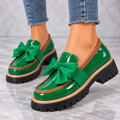 Alvenia Bow Loafers