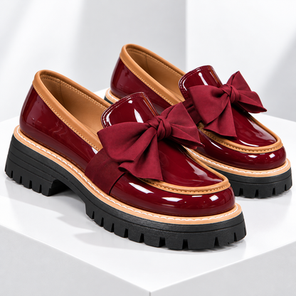Alvenia Bow Loafers