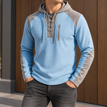 Colter Lace-Up Hoodie