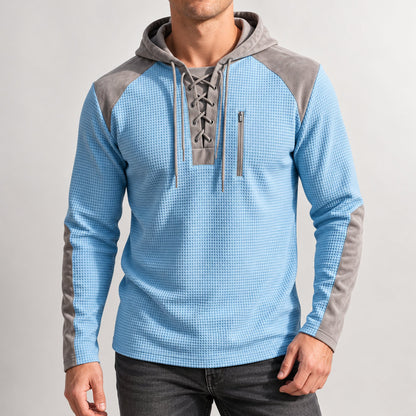 Colter Lace-Up Hoodie