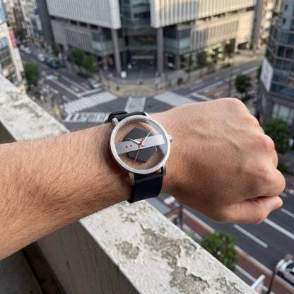 Obsidian Facet Timepiece