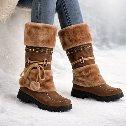 The Plush Snow Boot with Faux Fur Lining