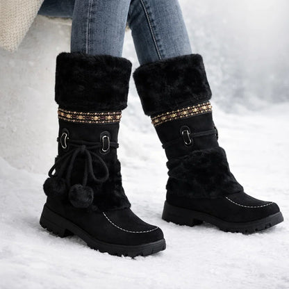 The Plush Snow Boot with Faux Fur Lining
