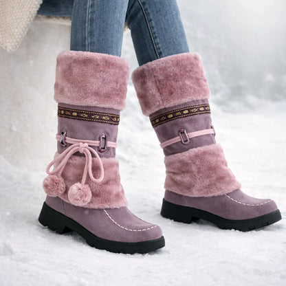 The Plush Snow Boot with Faux Fur Lining