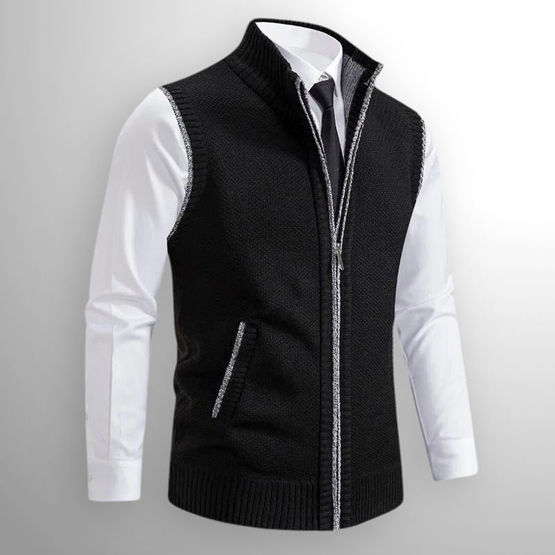 The Brompton Zip Sweater Vest