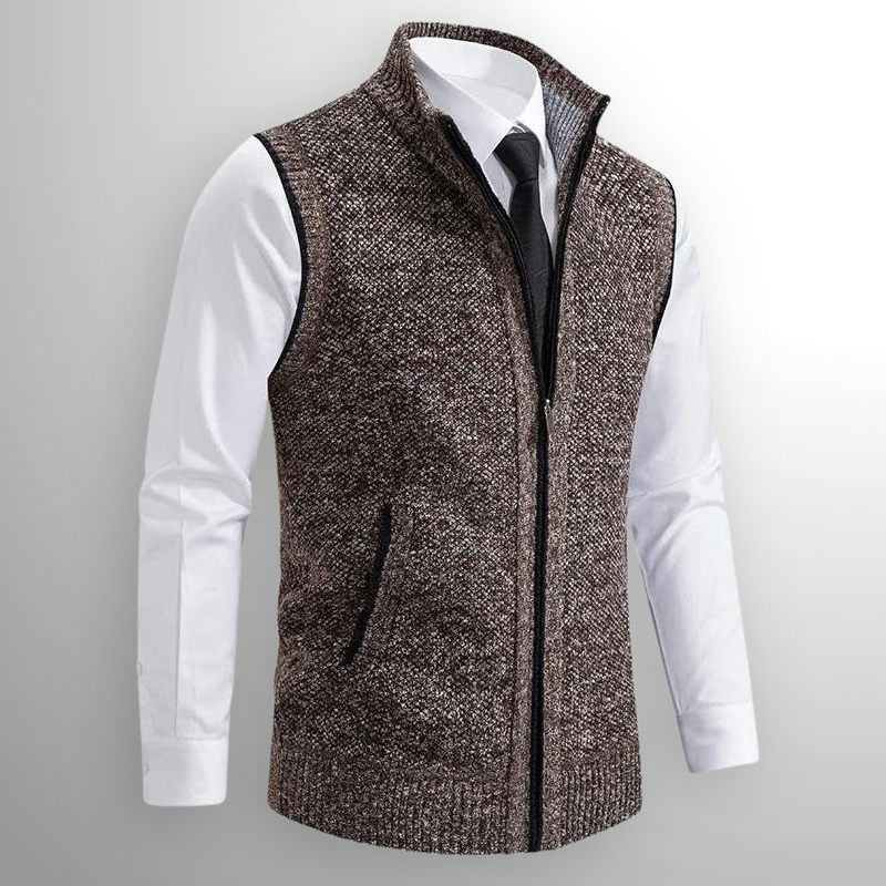 The Brompton Zip Sweater Vest