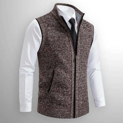 The Brompton Zip Sweater Vest