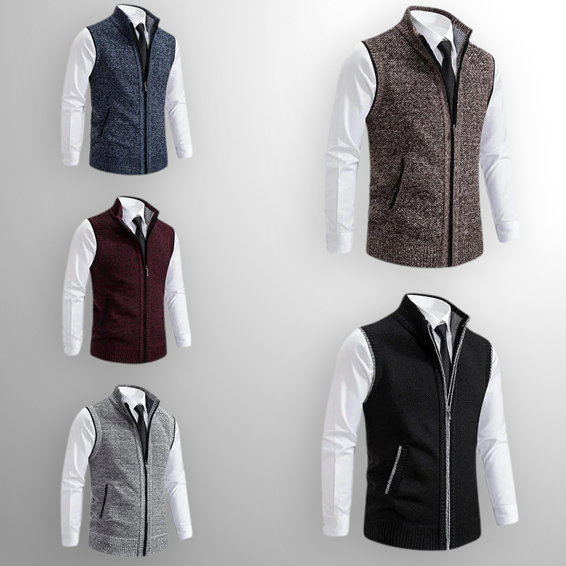 The Brompton Zip Sweater Vest