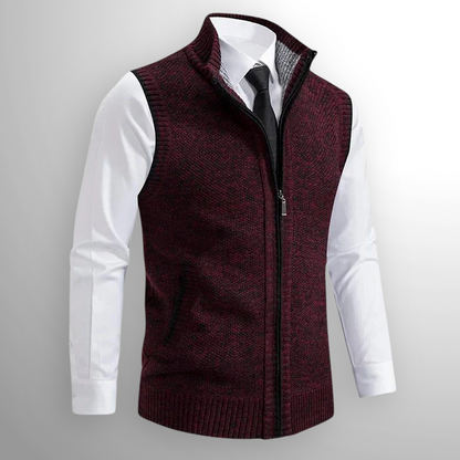 The Brompton Zip Sweater Vest