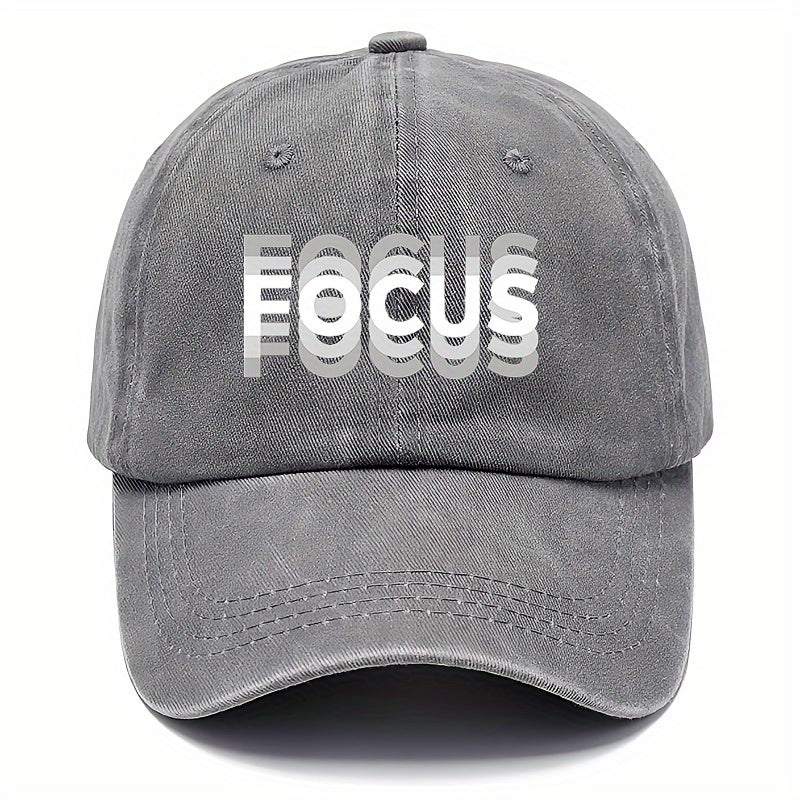 Vintage Wash "Focus" Dad Cap
