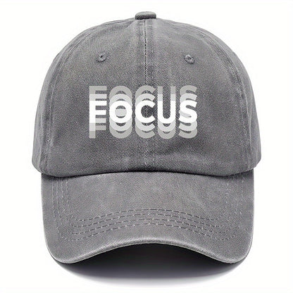 Vintage Wash "Focus" Dad Cap
