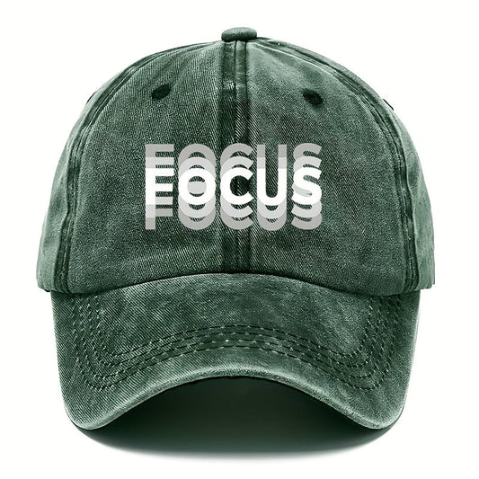 Vintage Wash "Focus" Cap