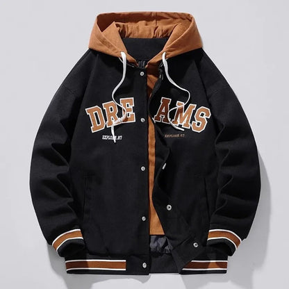 Varsity-Inspired Hooded Bomber – "Dreams" Edition
