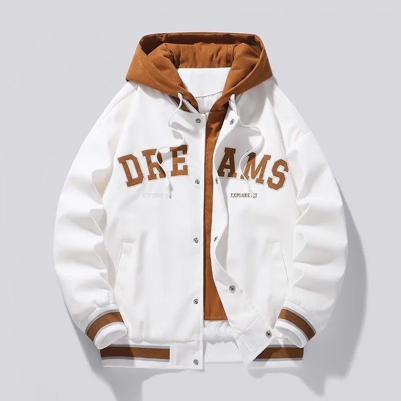 Varsity-Inspired Hooded Bomber – "Dreams" Edition