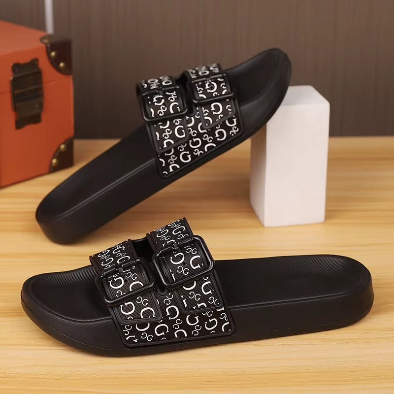 Monogram Dual-Buckle Slide