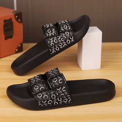 Monogram Dual-Buckle Slide