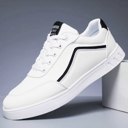 Estival Noir Leather Skate Low