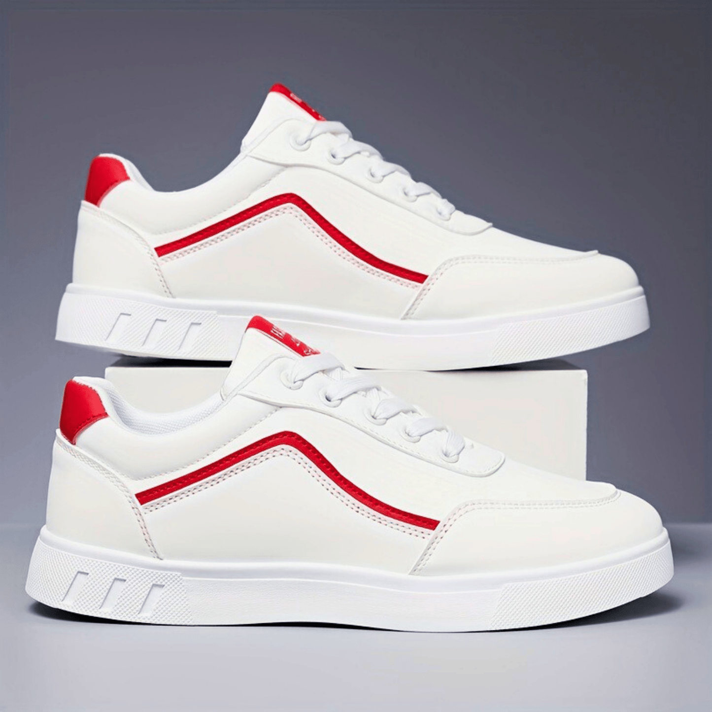 Estival Noir Leather Skate Low