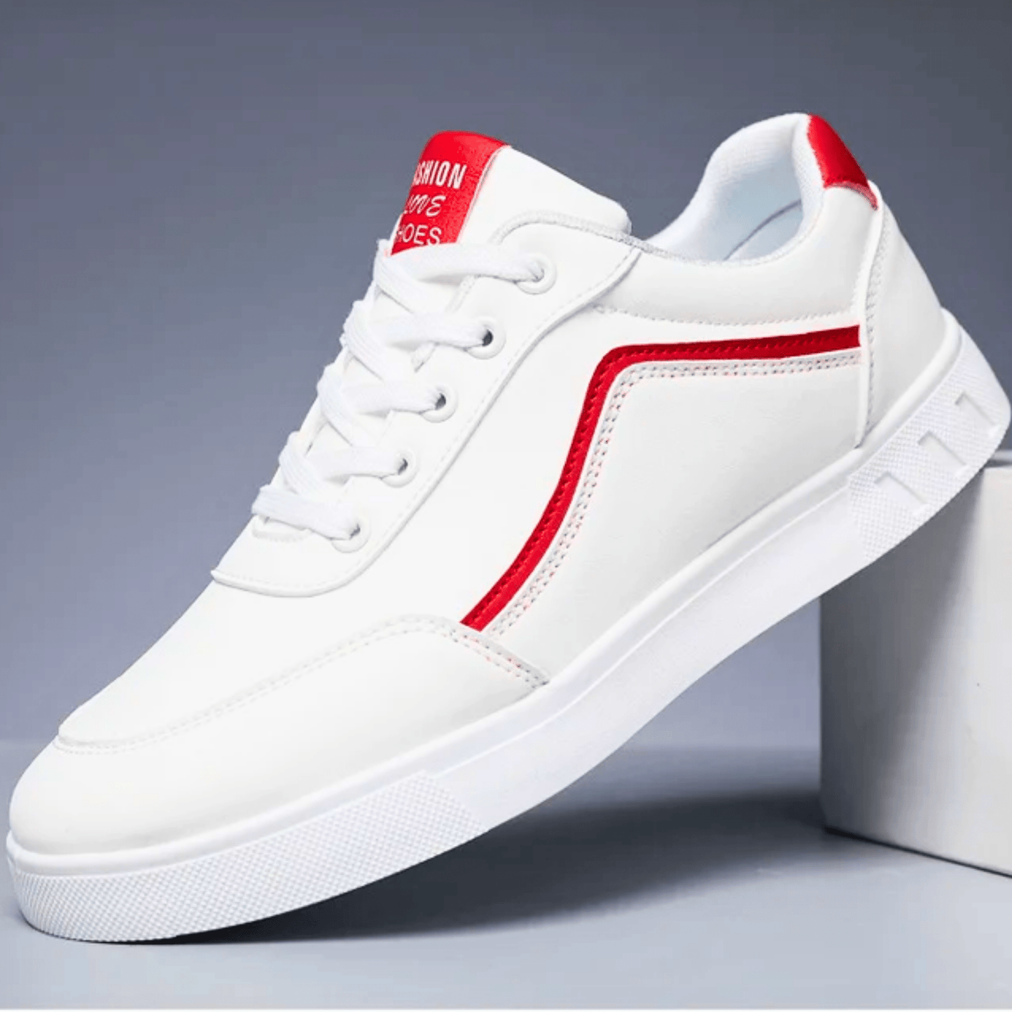 Estival Noir Leather Skate Low