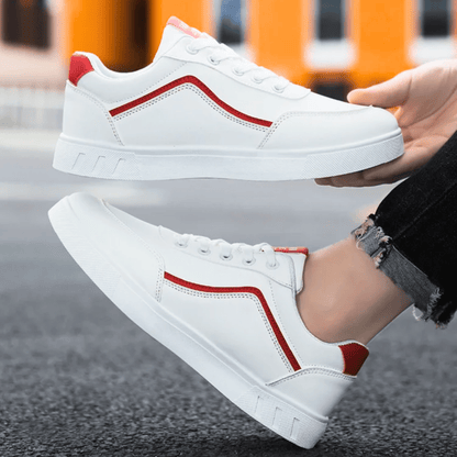 Estival Noir Leather Skate Low