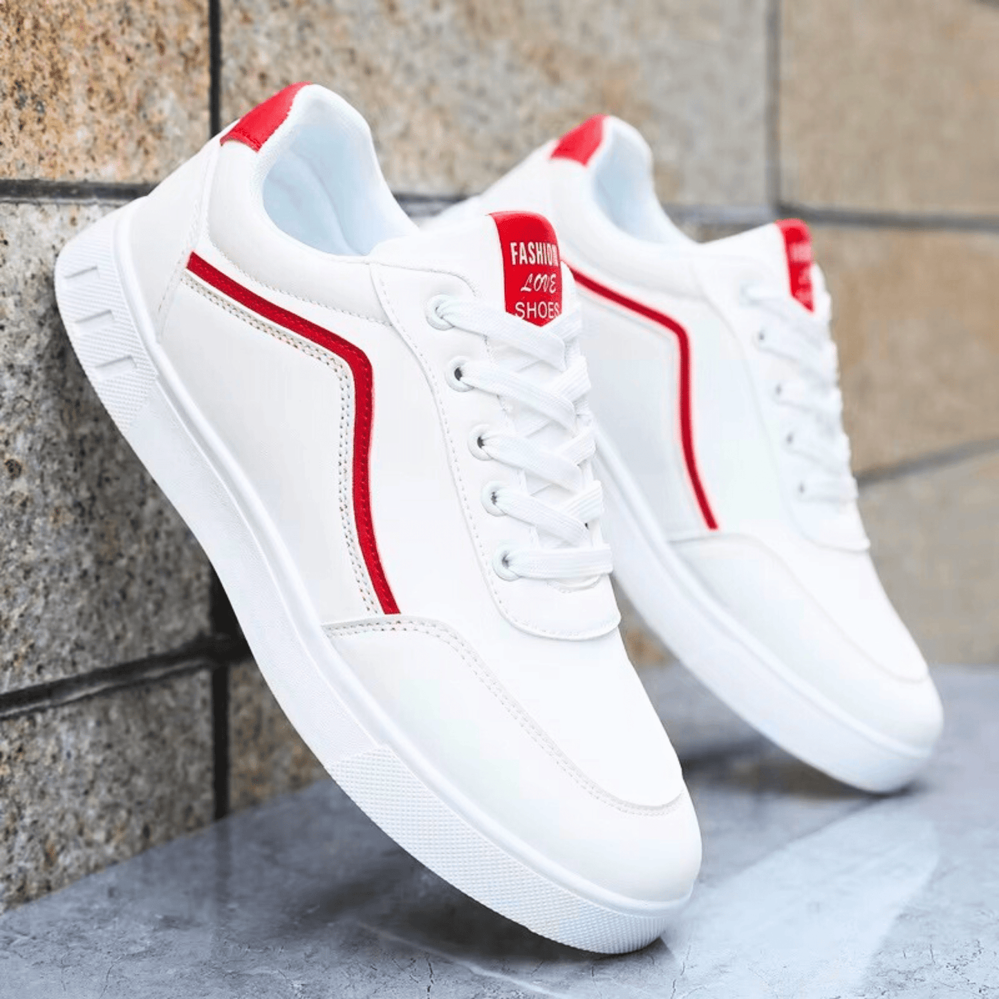 Estival Noir Leather Skate Low