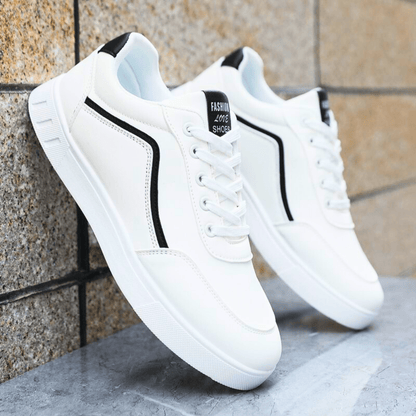 Estival Noir Leather Skate Low