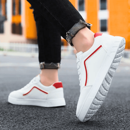 Estival Noir Leather Skate Low