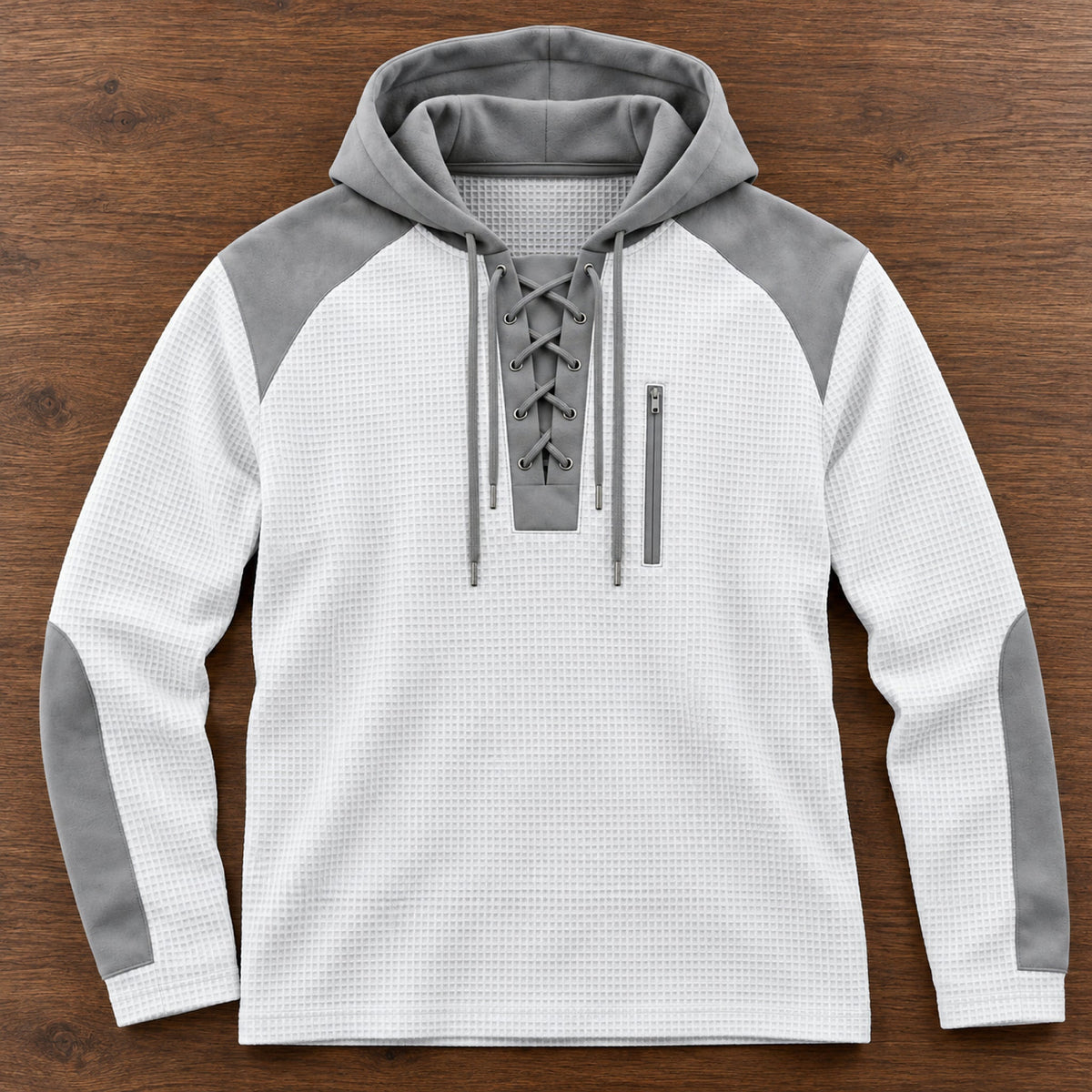 Colter Lace-Up Hoodie
