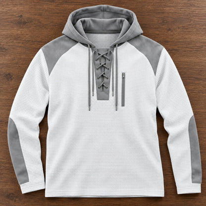 Colter Lace-Up Hoodie