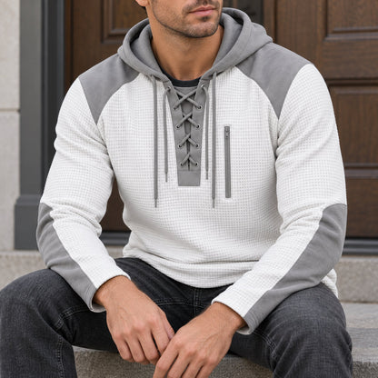Colter Lace-Up Hoodie