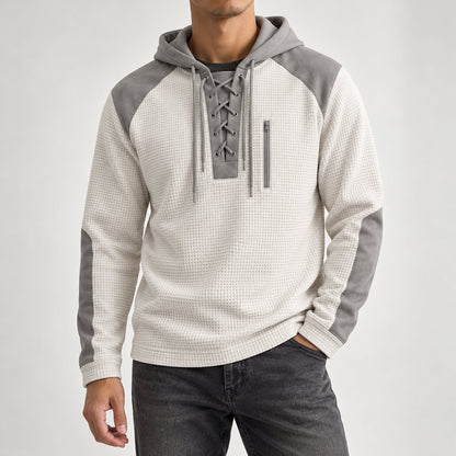 Colter Lace-Up Hoodie