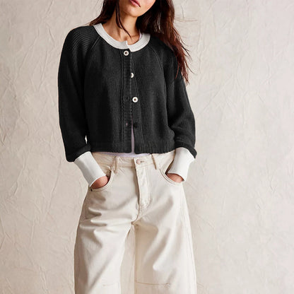 Ribbed Cashmere Cardigan