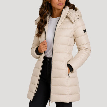 Marchesa Quilted Puffer Coat