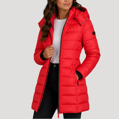 Marchesa Quilted Puffer Coat