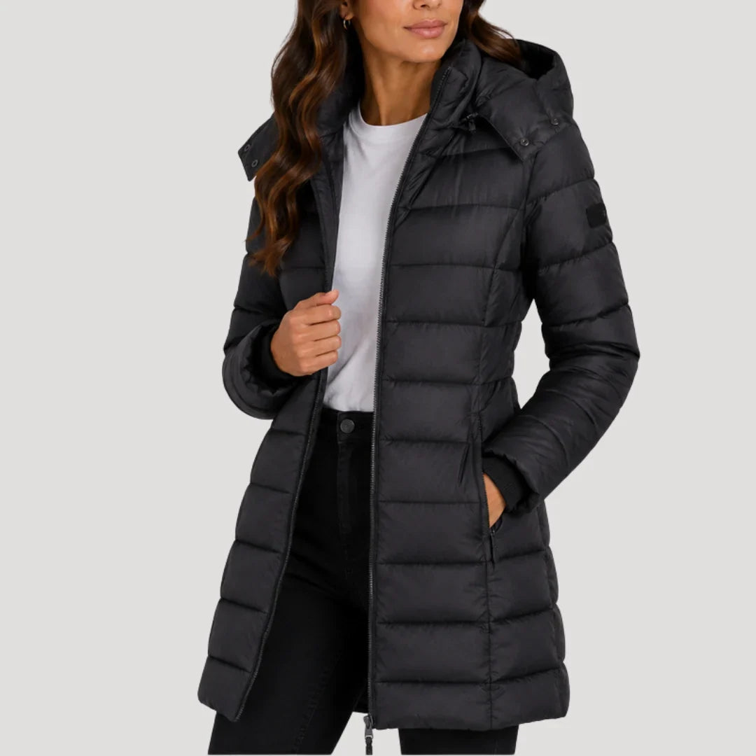 Marchesa Quilted Puffer Coat