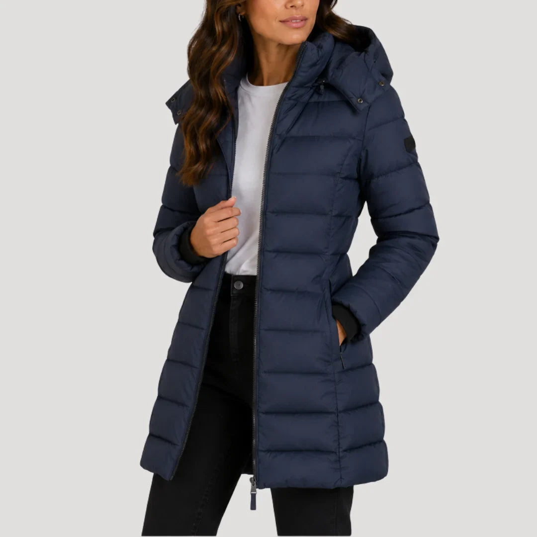Marchesa Quilted Puffer Coat